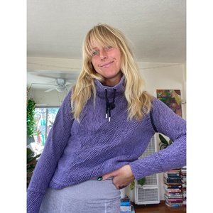 Purple Long Sleeve Athletic Top